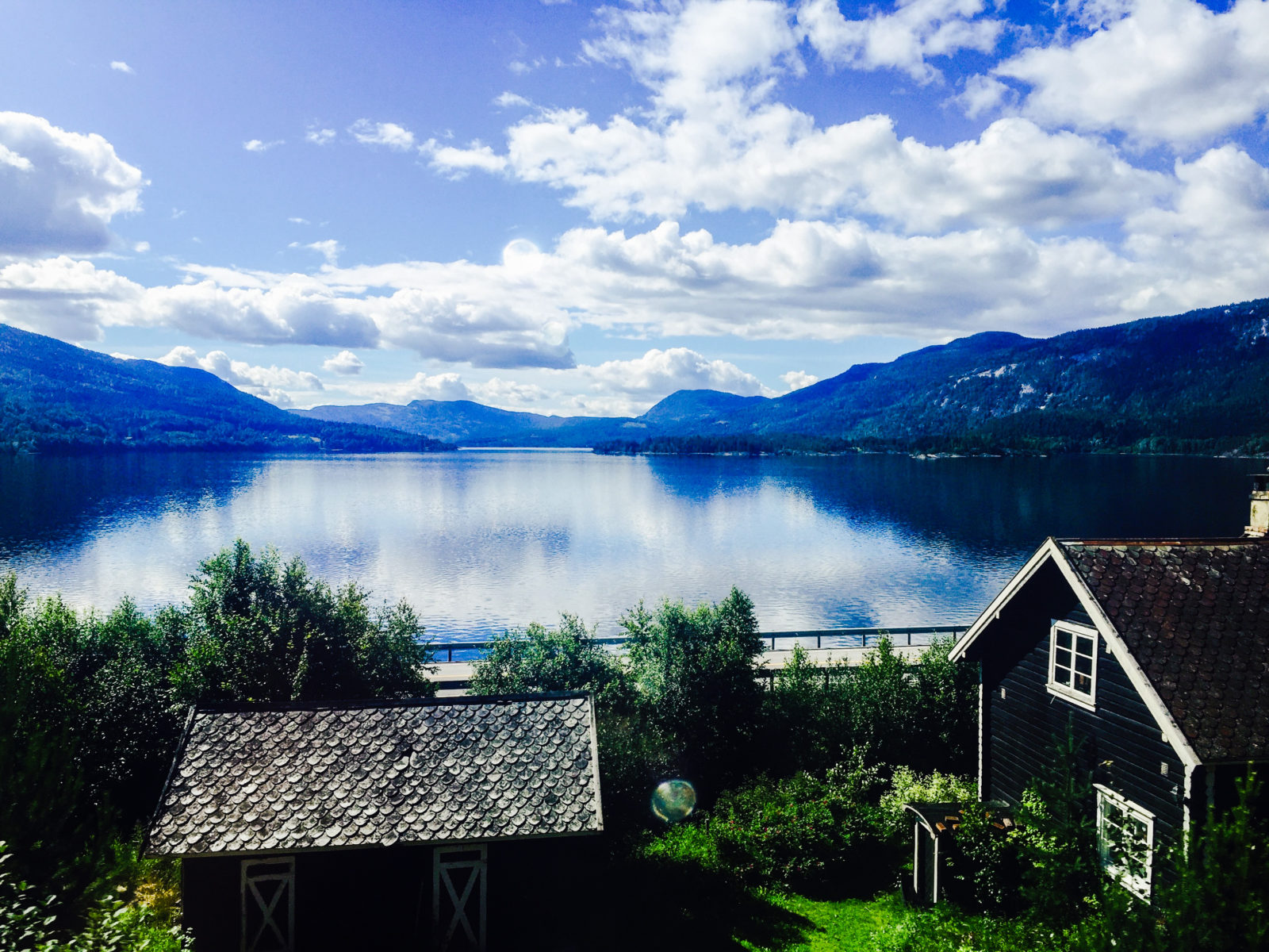 Train journey from Oslo to Flåm