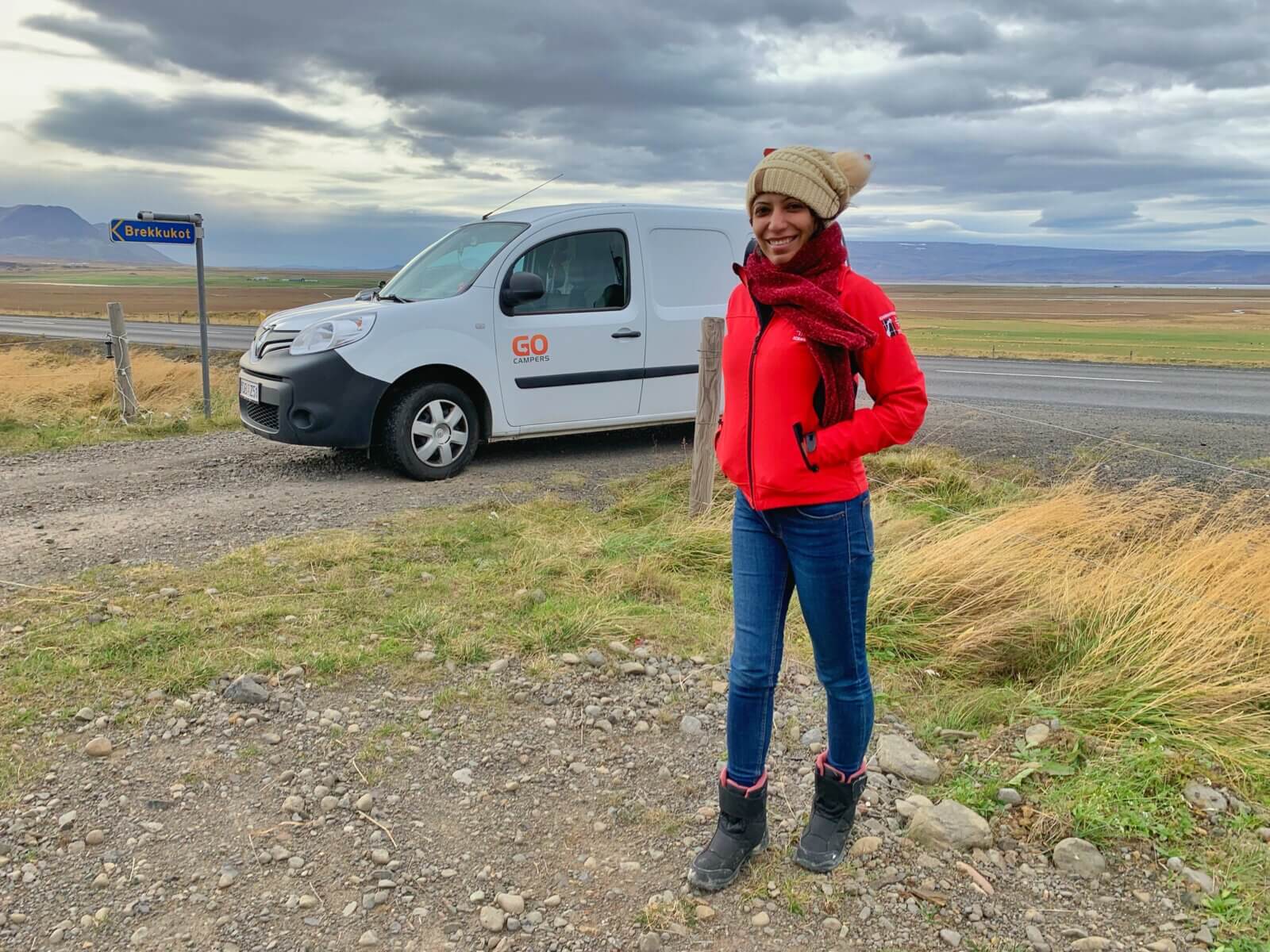 Sleep in car in Iceland